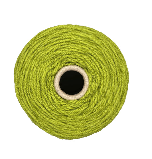 Vintage green 100% rug wool on cone for tufting