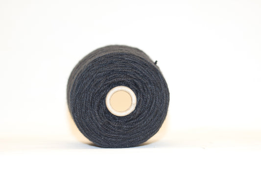 Black 100% rug wool on cone for tufting