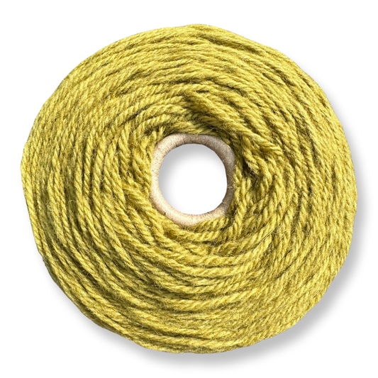 Gold green 100% rug wool on cone for tufting