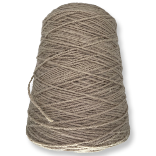 Sand 100% rug wool on cone for tufting