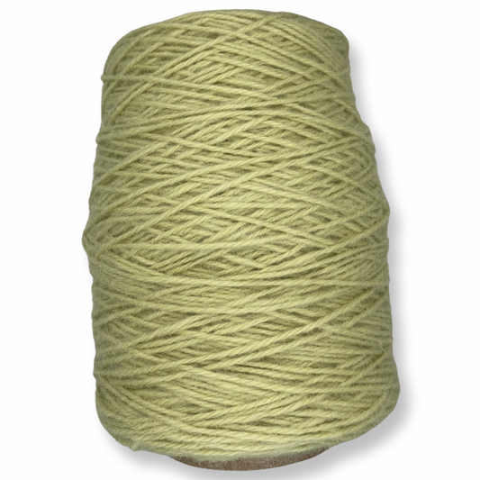 Light Green 100% rug wool on cone for tufting