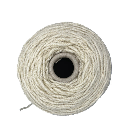 Cream, off white 100% rug wool on cone for tufting