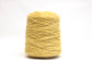 Banana Yellow 100% rug wool on cone for tufting