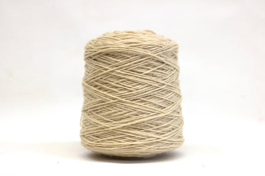 Cream, off white 100% rug wool on cone for tufting