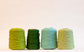 Seafoam 100% rug wool on cone for tufting