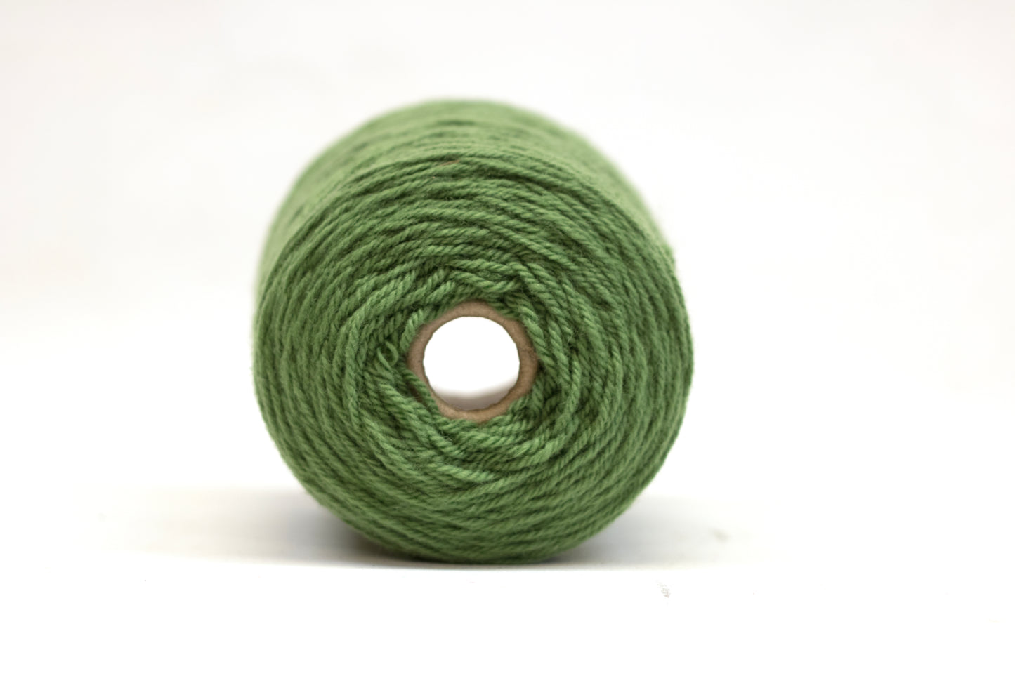 Leaf Green  100% rug wool on cone for tufting