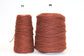 Maroon Brown 100% rug wool on cone for tufting