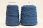 Navy blue 100% rug wool on cone for tufting