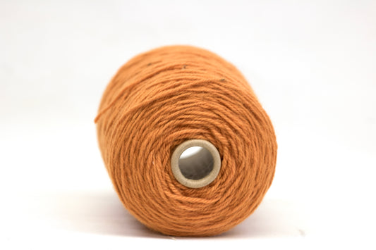 Orange Sherbet  100% rug wool on cone for tufting