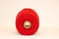 Red 100% rug wool on cone for tufting