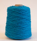 Ribbon Blue 100% rug wool on cone for tufting