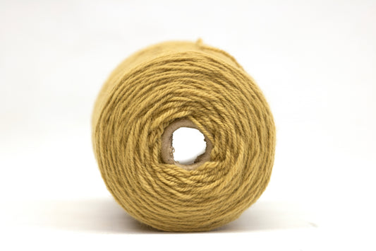Straw  100% rug wool on cone for tufting