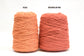 watermelon pink  100% rug wool on cone for tufting