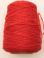 Bright Red  100%  rug wool on cone for tufting