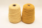 Mustard 100% rug wool on cone for tufting